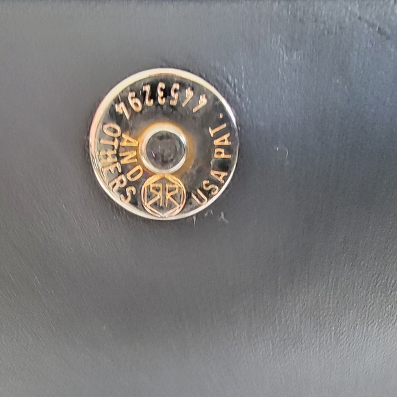 Vintage Coach Geometric Vista Crossbody/Shoulder Bag In Black Leather - Picture 14 of 15